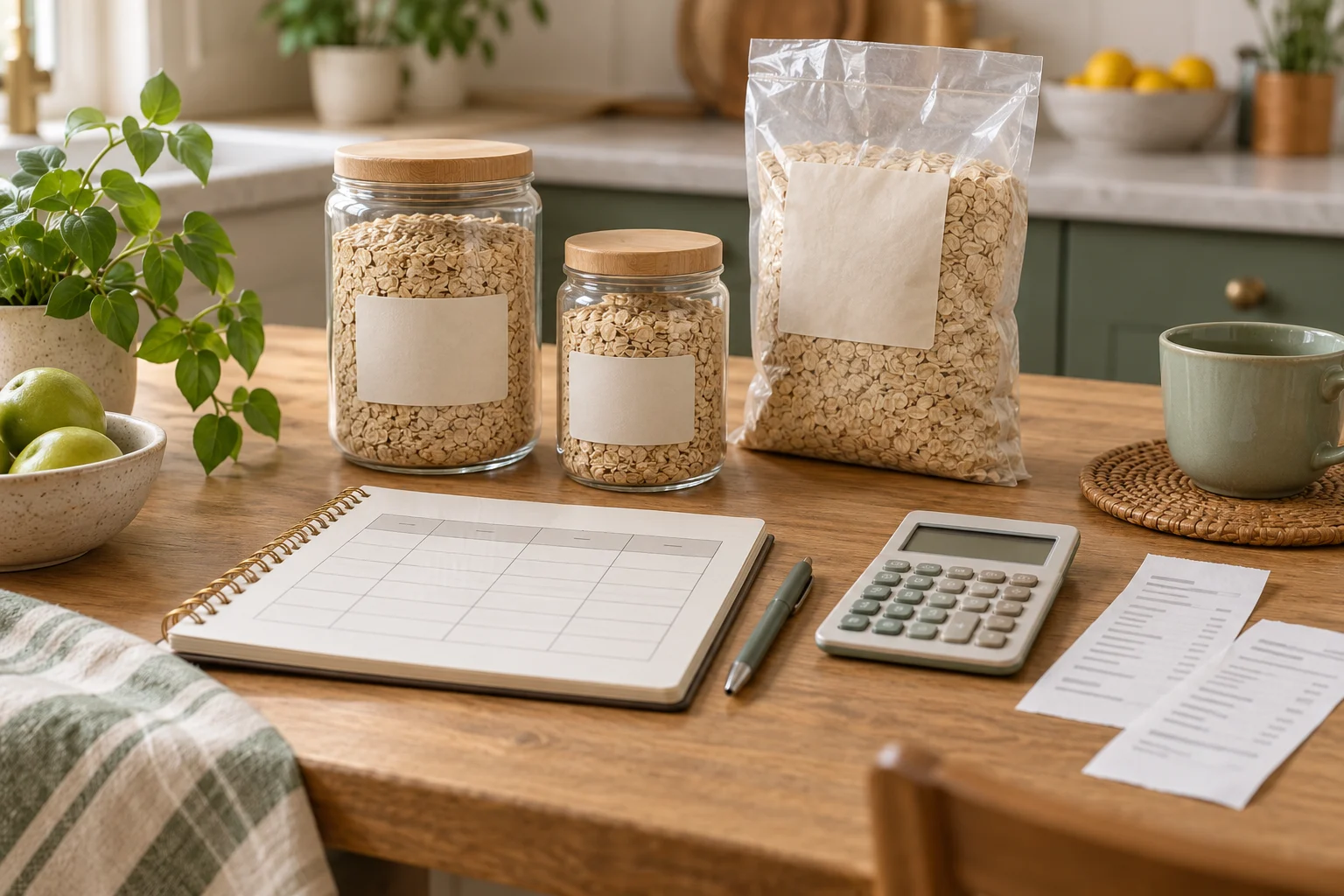 A 15-Minute Grocery Price Comparison Table for Simpler Spending Records
