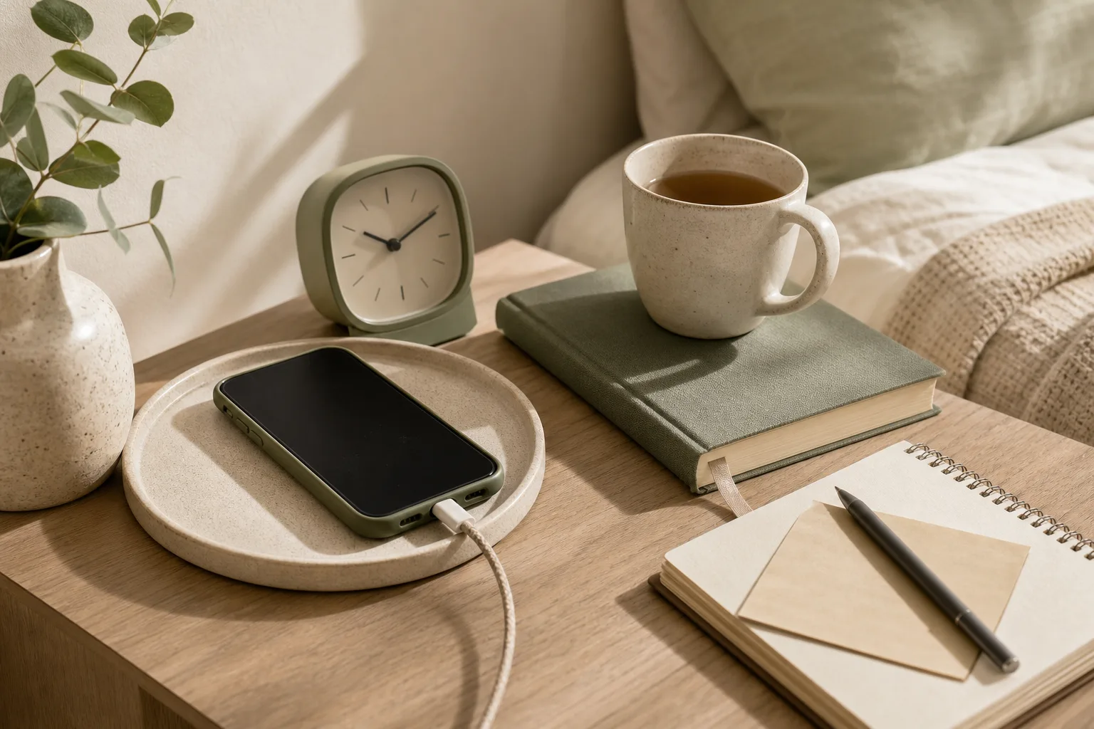 A Screen-Free Evening Routine Checklist for Making Room to Rest — topic illustration