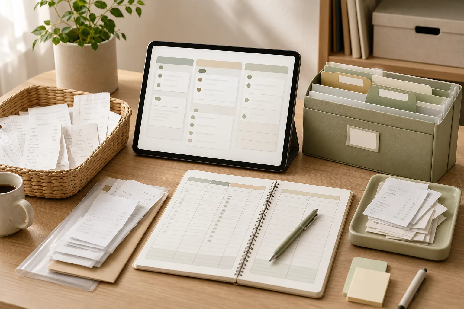 영수증을 월별로 분류하는 생활비 정리 15분 루틴