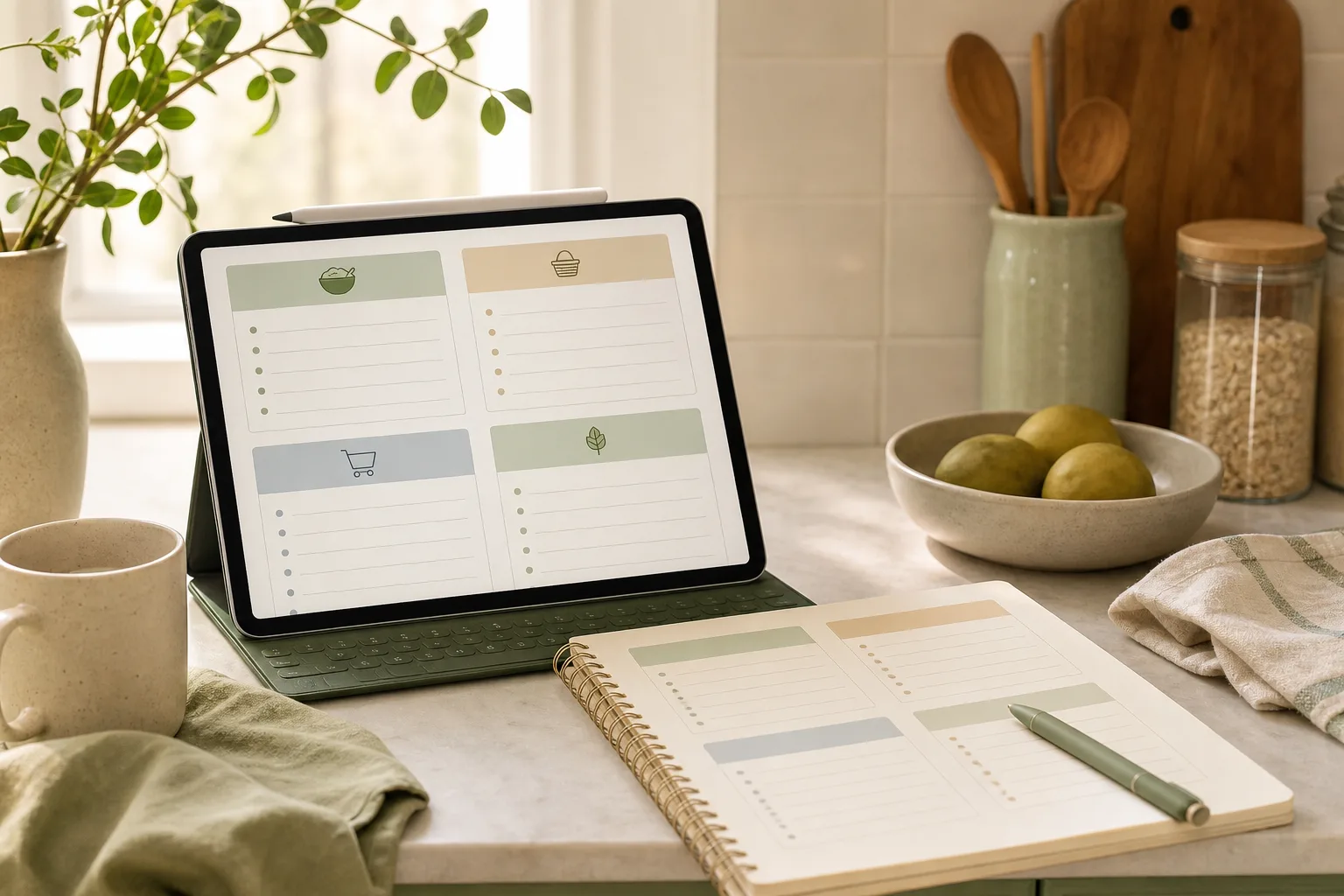 Weekly Meal Planning: A Simple Menu and Grocery List Template